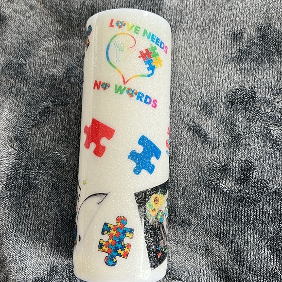 Brand new Autism 20oz tumbler- no lid - Picture 3 of 4